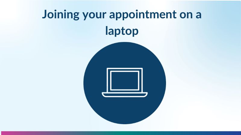 Joining your appointment on a laptop Lumeca 3